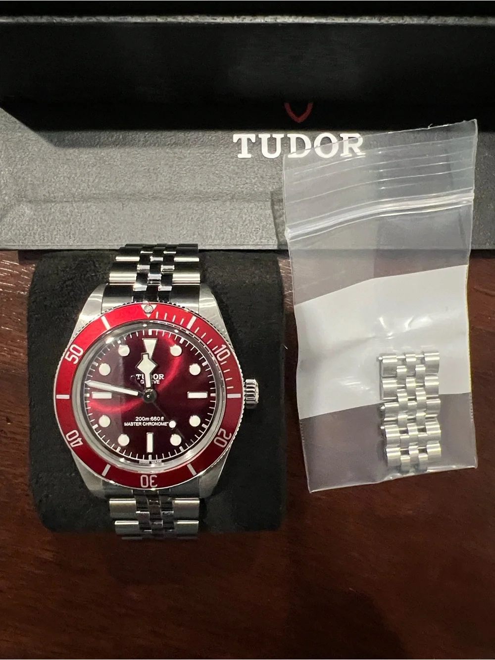Tudor Burgundy Dial Black Bay 58